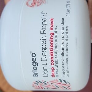 New, Briogeo, Deep Conditioning Protein Mask, 8 fl oz jar.